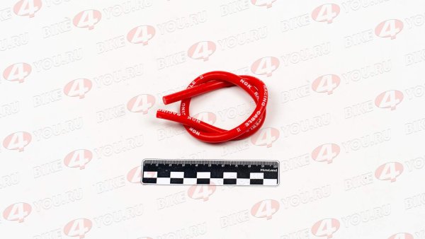 Провод высоковольтный силиконовый (красный) 450 mm.